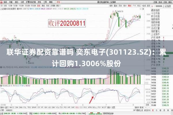 联华证券配资靠谱吗 奕东电子(301123.SZ)：累计回购1.3006%股份